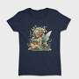 Watercolor Fairy Reading, Tricou Femei