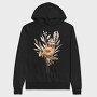 Watercolor Fall Bouquet, Hanorac Oversize Barbati (Unisex)