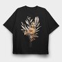 Watercolor Fall Bouquet, Tricou Oversize Barbati (Unisex)