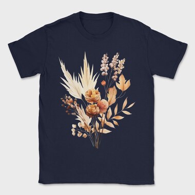 Watercolor Fall Dried Flowers Clipart 77802593, Tricou Barbati (Unisex)
