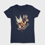 Watercolor Fall Dried Flowers Clipart 77802593, Tricou Femei