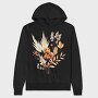 Watercolor Fall Dried Flowers Clipart 77802593, Hanorac Oversize Barbati (Unisex)