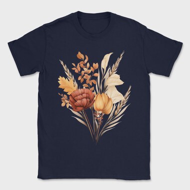 Watercolor Fall Flora, Tricou Barbati (Unisex)