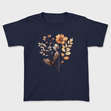 Watercolor Fall Leaves, Tricou Copii