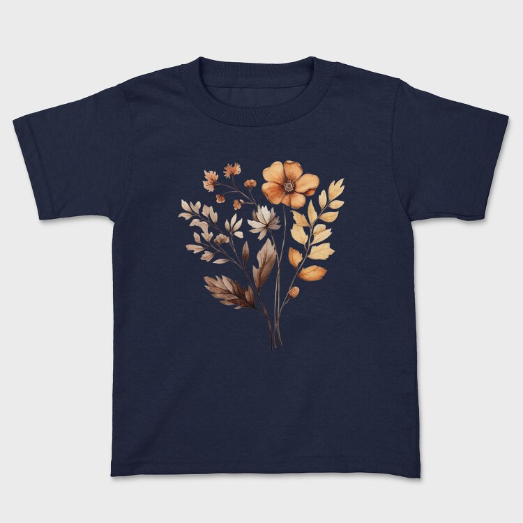 Watercolor Fall Leaves, Tricou Copii