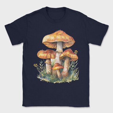 Watercolor Fantasy Mushrooms, Tricou Barbati (Unisex)
