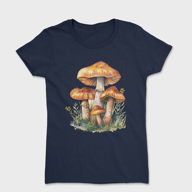 Watercolor Fantasy Mushrooms, Tricou Femei