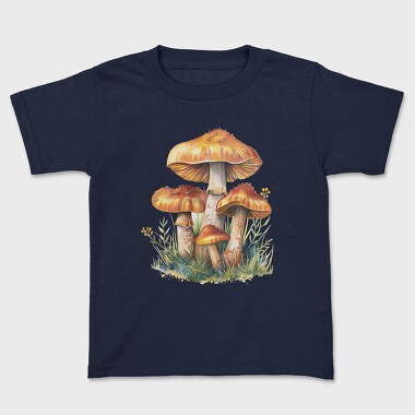 Watercolor Fantasy Mushrooms, Tricou Copii