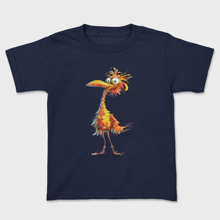 Watercolor Feather Monster, Tricou Copii