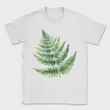 Watercolor Fern Clipart, Tricou Barbati (Unisex)