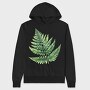 Watercolor Fern Clipart, Hanorac Oversize Barbati (Unisex)