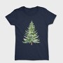 Watercolor Fir Tree, Tricou Femei