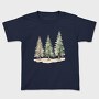Watercolor Fir Trees, Tricou Copii