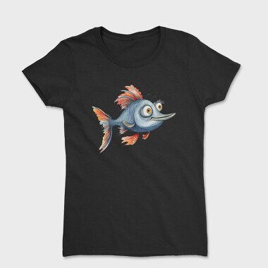 Watercolor Fish Fantasy, Tricou Femei