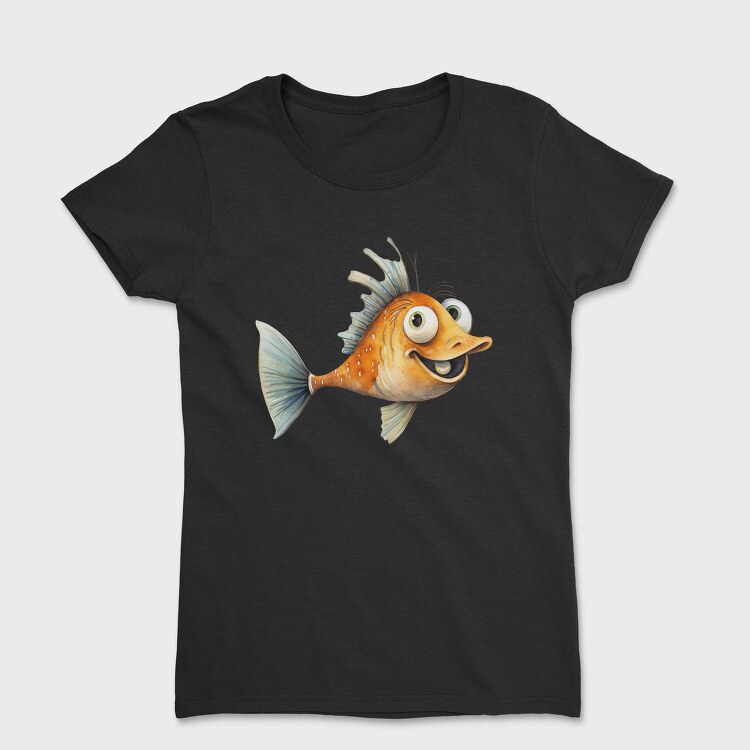 Watercolor Fish Joke, Tricou Femei
