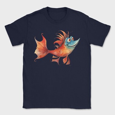 Watercolor Fish Joy, Tricou Barbati (Unisex)
