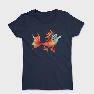 Watercolor Fish Joy, Tricou Femei