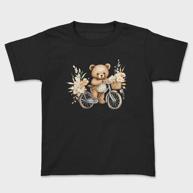 Watercolor Flower Bear, Tricou Copii