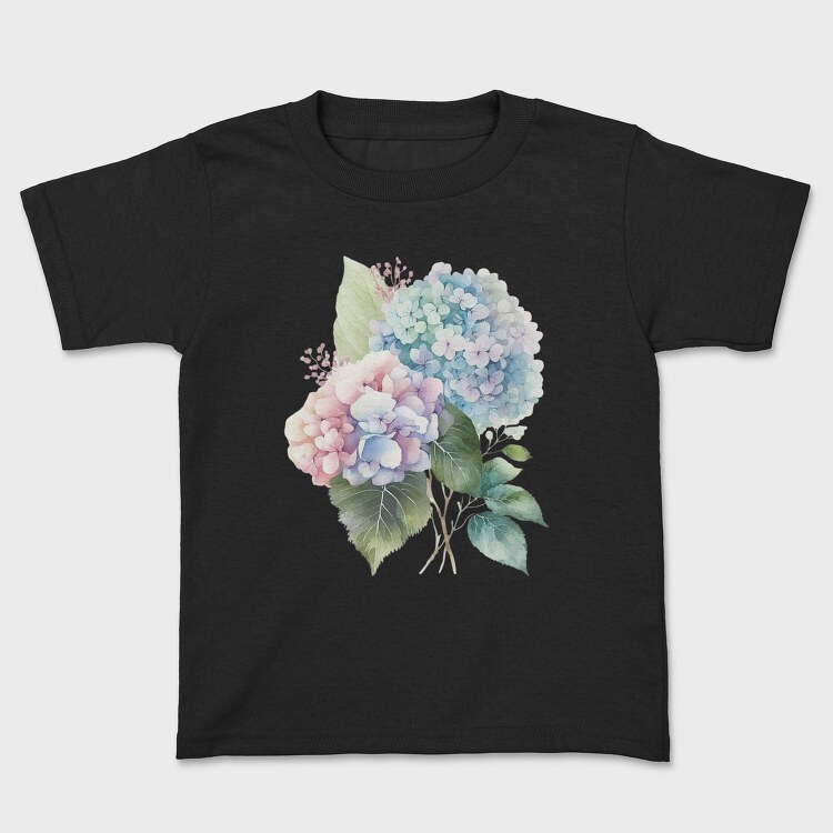 Watercolor Flower Bloom, Tricou Copii