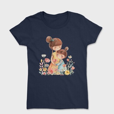 Watercolor Flower Garden, Tricou Femei