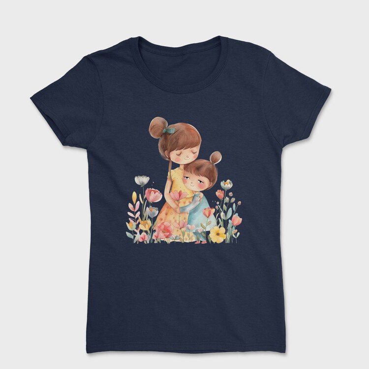 Watercolor Flower Garden, Tricou Femei