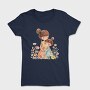 Watercolor Flower Garden, Tricou Femei
