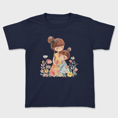 Watercolor Flower Garden, Tricou Copii