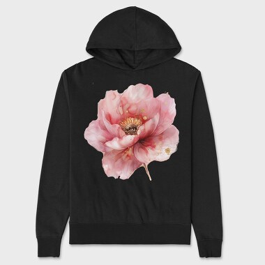 Watercolor Flower Glow, Hanorac Oversize Barbati (Unisex)