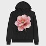 Watercolor Flower Glow, Hanorac Oversize Barbati (Unisex)