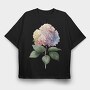 Watercolor Flower Mood, Tricou Oversize Barbati (Unisex)