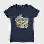 Watercolor Flower Mountain, Tricou Femei