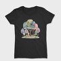 Watercolor Forest Clipart 2, Tricou Femei
