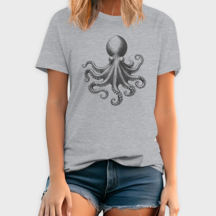 Intricate Octopus, Tricou Barbati (Unisex)