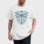 Floral Dragonfly Watercolor, Tricou Barbati (Unisex)