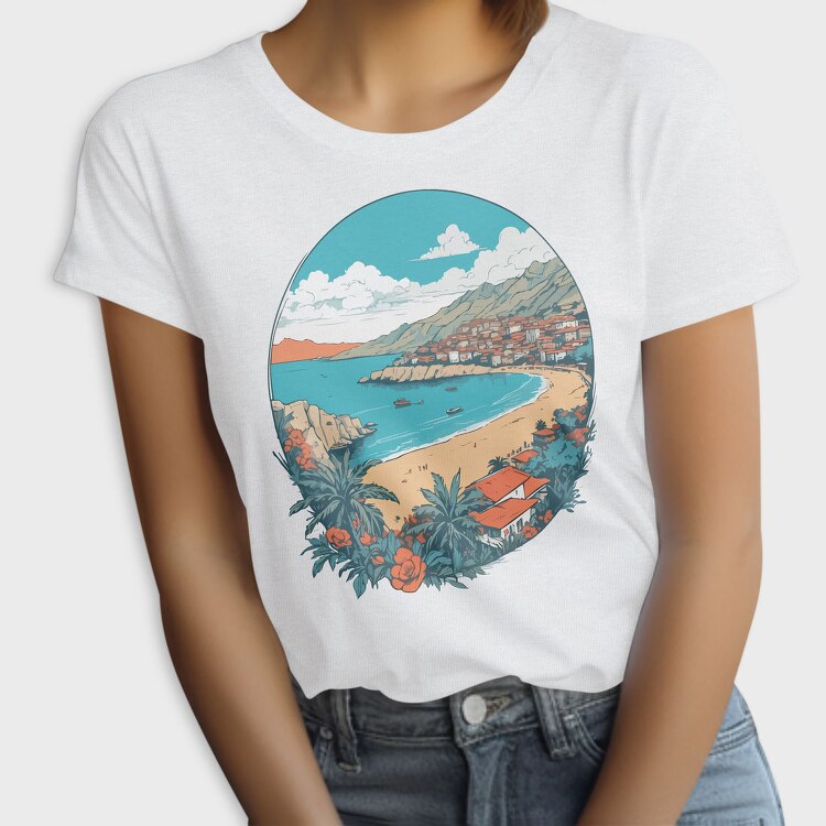 Albania Scenic Landscape, Tricou Femei