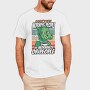 Introvert Cartoon Dinosaur Coffee, Tricou Barbati (Unisex)