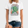 Introvert Cartoon Dinosaur Coffee, Tricou Barbati (Unisex)