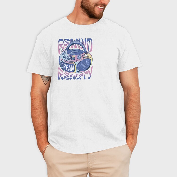 Y3K Rewind Dream Reality, Tricou Barbati (Unisex)