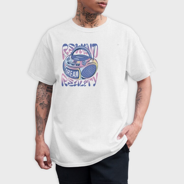 Y3K Rewind Dream Reality, Tricou Barbati (Unisex)