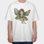 Watercolor Fairy Elf, Tricou Oversize Barbati (Unisex)
