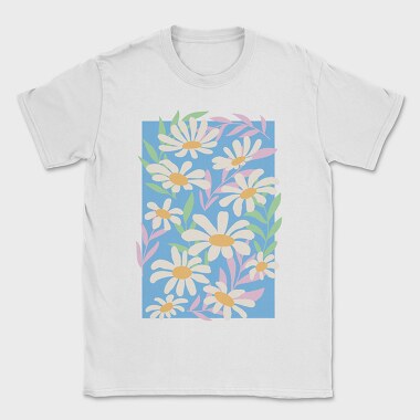 Daisy Flowers Composition Danish, Tricou Barbati (Unisex)