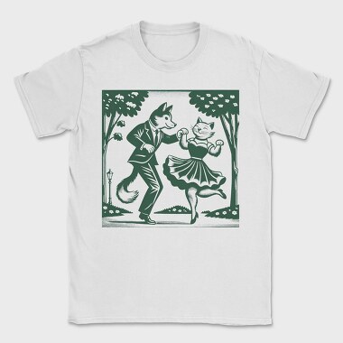 Dancing Foxes Tote, Tricou Barbati (Unisex)
