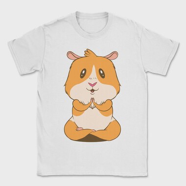 Cute Guinea Pig Yoga, Tricou Barbati (Unisex)