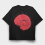 Introverted Cat, Tricou Oversize Barbati (Unisex)