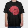 Introverted Cat, Tricou Oversize Barbati (Unisex)
