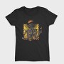 Christmas Skeleton Fall Autumn Leaves Skuelleton, Tricou Femei