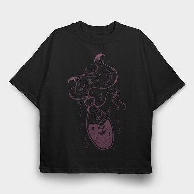 Floral Magic Potion, Tricou Oversize Barbati (Unisex)