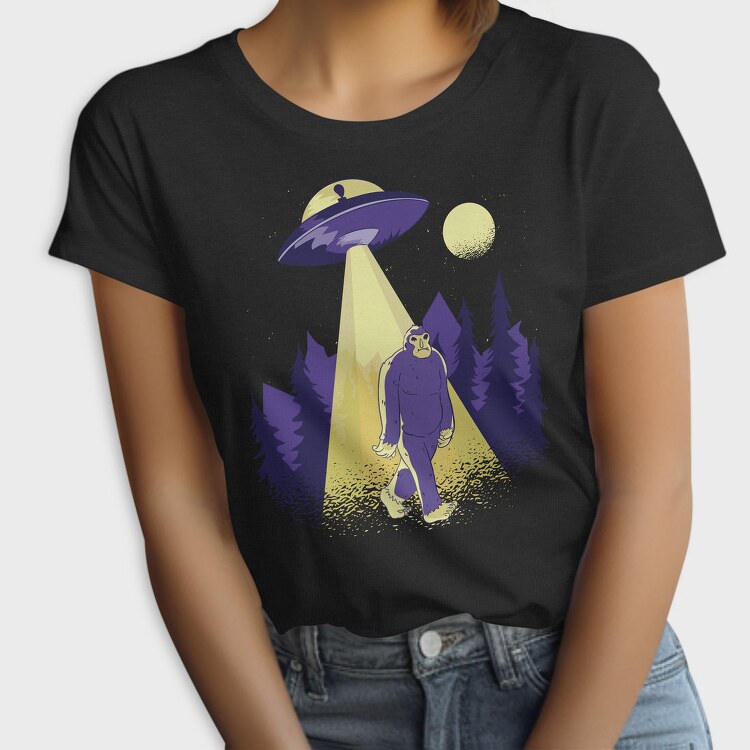 Alien Kidnapping Bigfoot, Tricou Femei