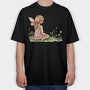 Watercolor Fairy Forest, Tricou Oversize Barbati (Unisex)