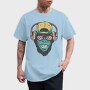 Monkey With Headphones, Tricou Barbati (Unisex)
